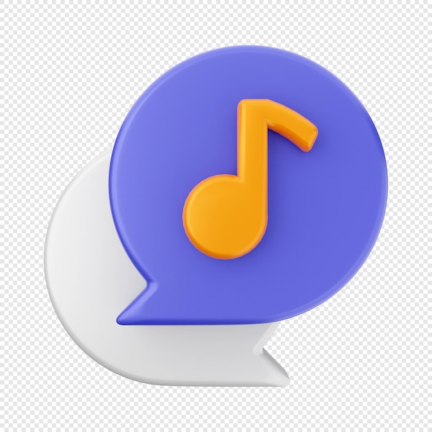 3d chat message mail icon illustration