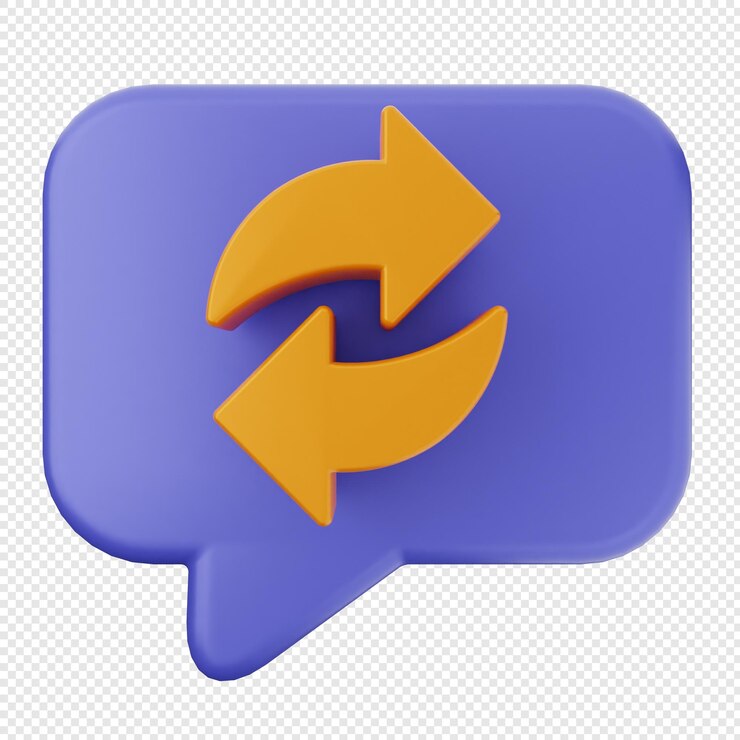 PSD 3d chat reproducción de habla charla imagen del icono de la burbuja