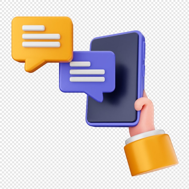3D-Chats mit Social-Media-Ikonen