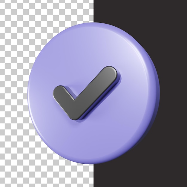 3D-Check-Symbol
