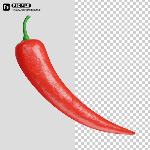 3D Chili-Symbol