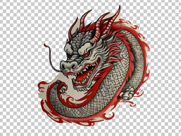 PSD 3d-chinesischer drache