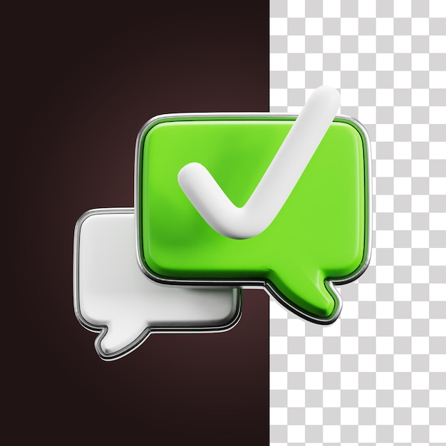 3d choose yes illustration