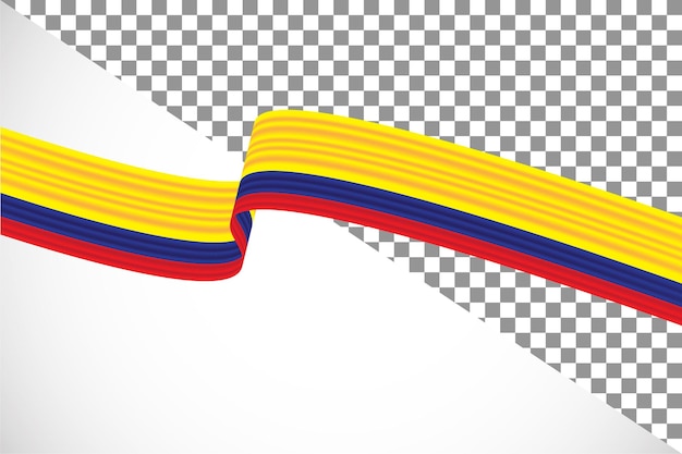 PSD 3d cinta de la bandera de colombia44