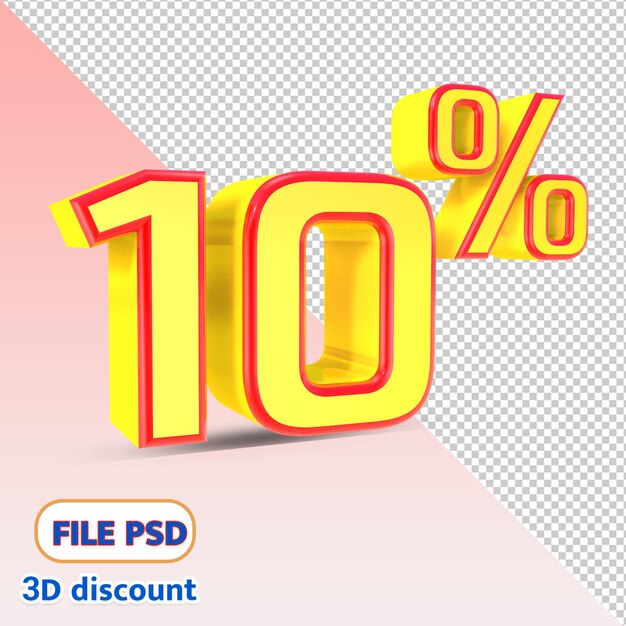 PSD 3d ciscount 10