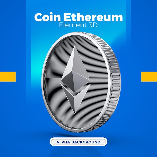 3d coin ethereum eth design