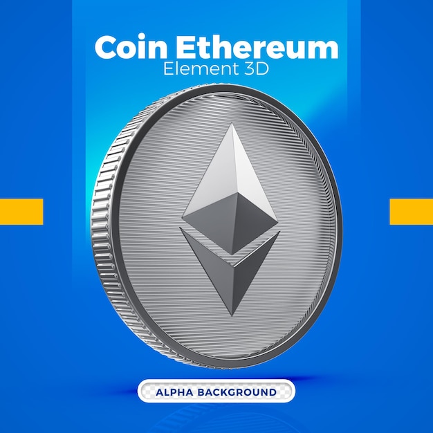 3d coin ethereum eth design