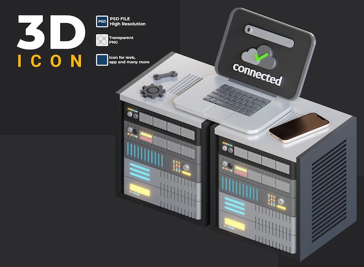 PSD 3d-computer-wolke