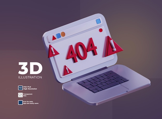 PSD 3d-computerfehlerwartung