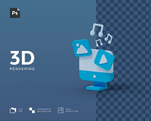 PSD 3d-computerillustration