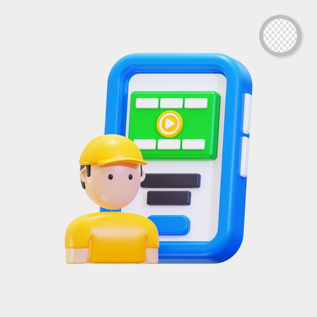 3d content creator icon