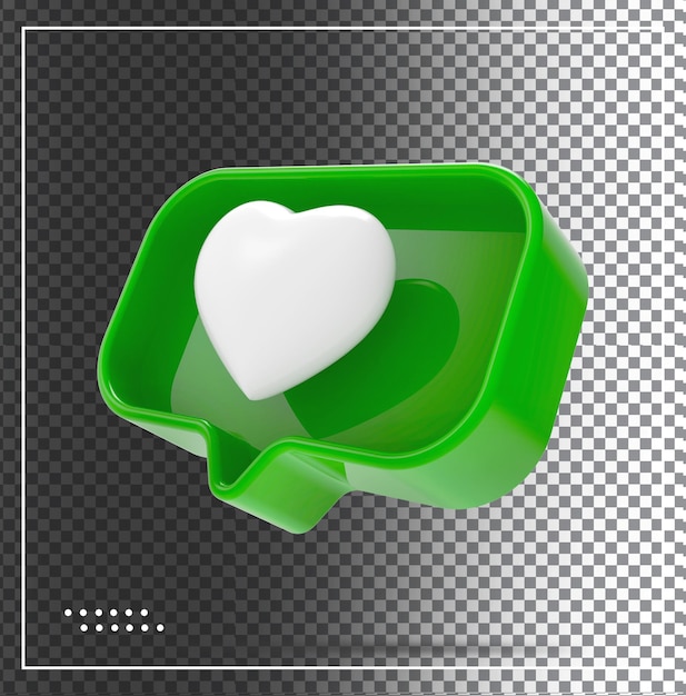 3d corazón 3k amor o me gusta