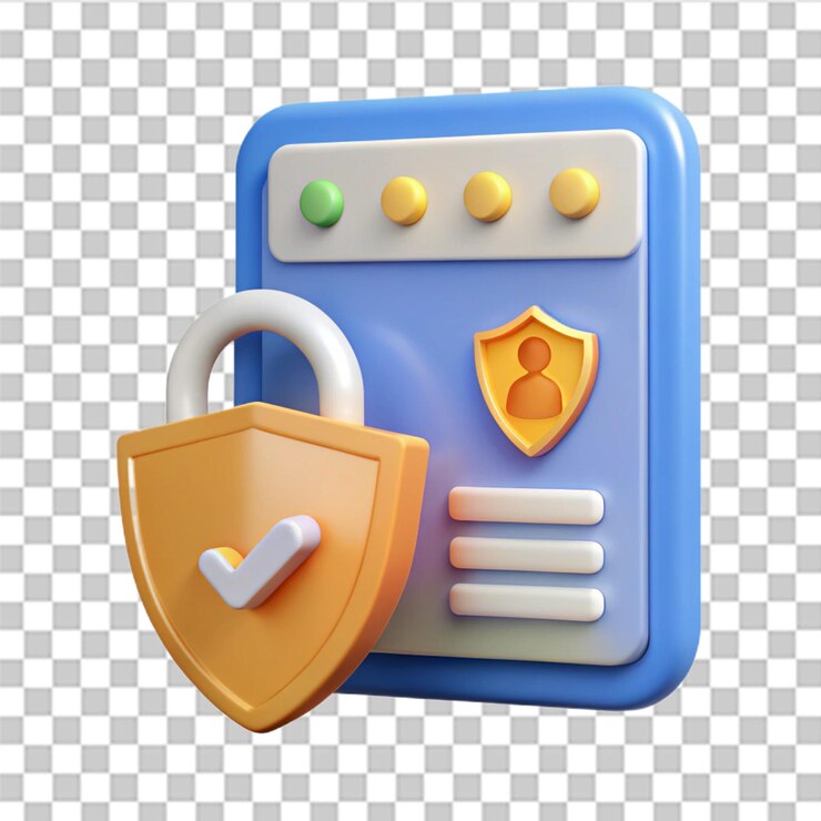 PSD 3d correcta contraseña protección de datos personales en internet datos incorrectos y correctos para introducir autorización de usuario entrar en la página de autenticación de la cuenta vector en estilo 3d