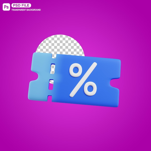 3d-coupon-gutschein-illustration