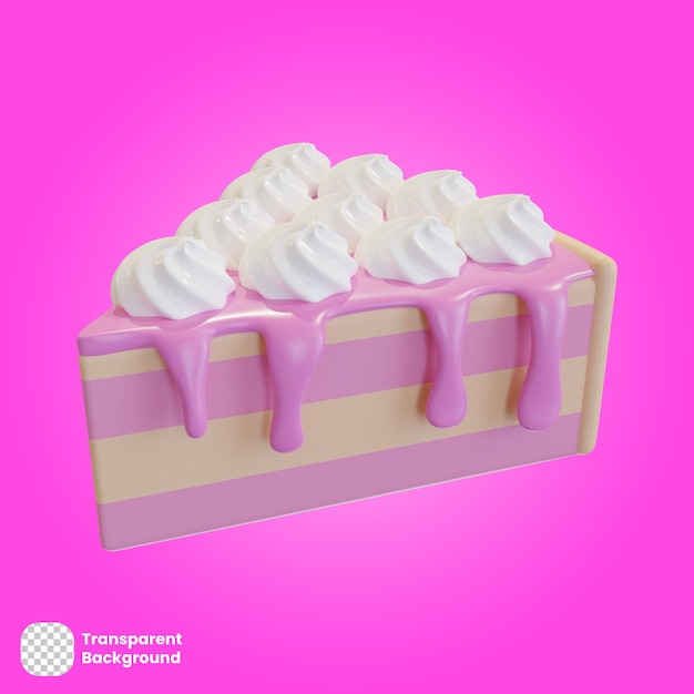 PSD 3d cremiger kuchen