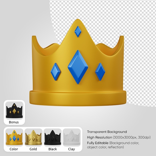 3d crown