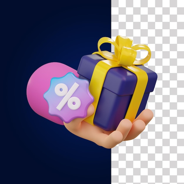 3D-Cyber Monday-Sondergeschenk-Ermäßigungs-Symbol