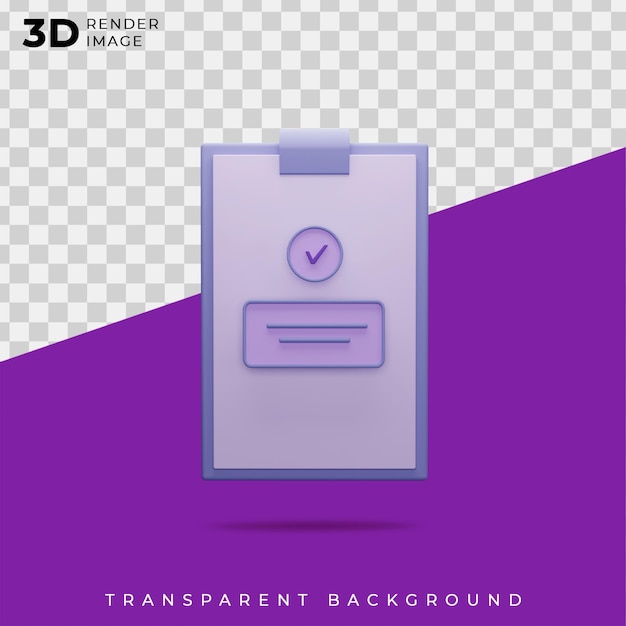 3d-darstellung der checkliste