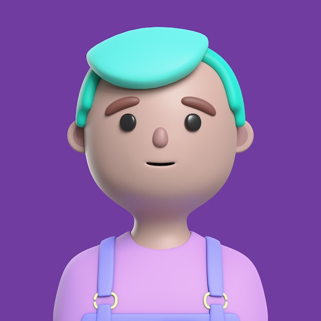 3D-Darstellung des Avatar-Charakters