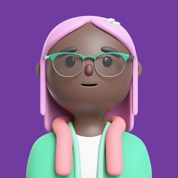 3D-Darstellung des Avatar-Charakters