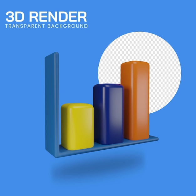 3D-Darstellung des Balkendiagrammsymbols