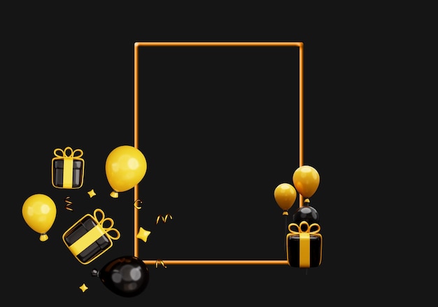 3D-Darstellung des Hintergrunddesigns für den Verkauf