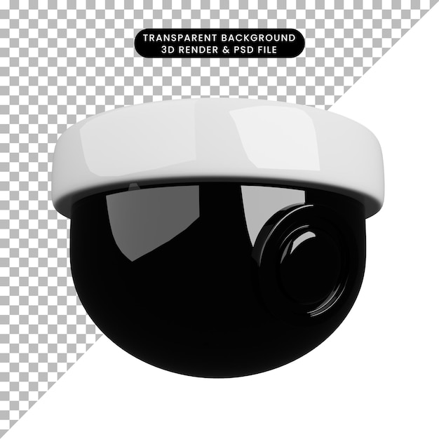 3D-Darstellung des Sicherheitskonzepts cctv