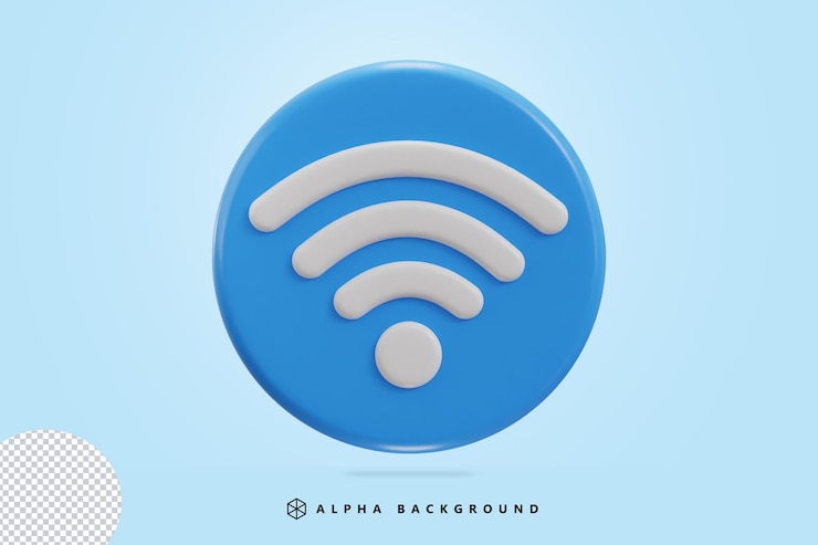 PSD 3d-darstellung des symbolvektors für das wlan-wireless-netzwerk