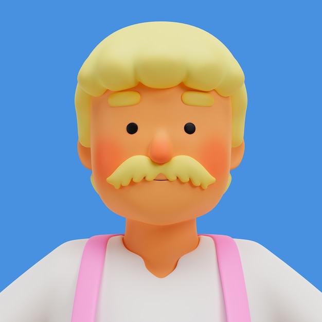 3D-Darstellung eines Avatars