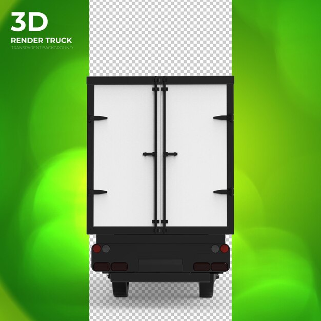 3D-Darstellung eines Lieferwagens