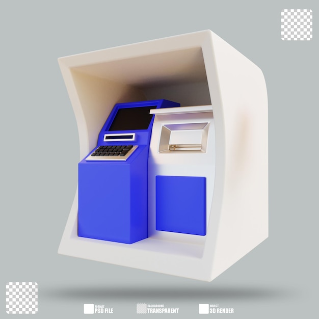 3D-Darstellung Geldautomat 2