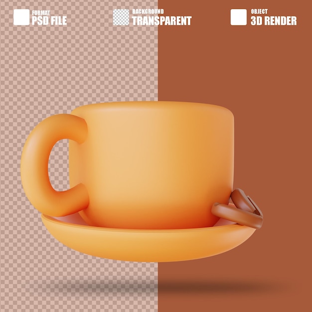 3D-Darstellung Kaffeetasse 2