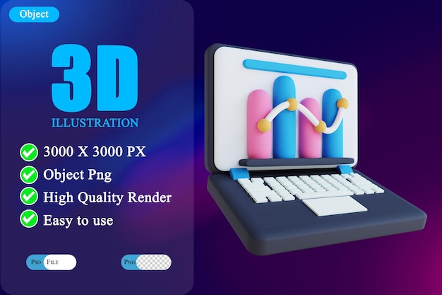 3D-Darstellung Marktanalysedaten 2