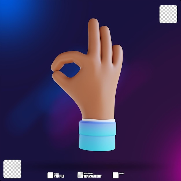 3D-Darstellung mit OK-Handgesten 4