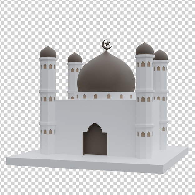 3D-Darstellung Moschee