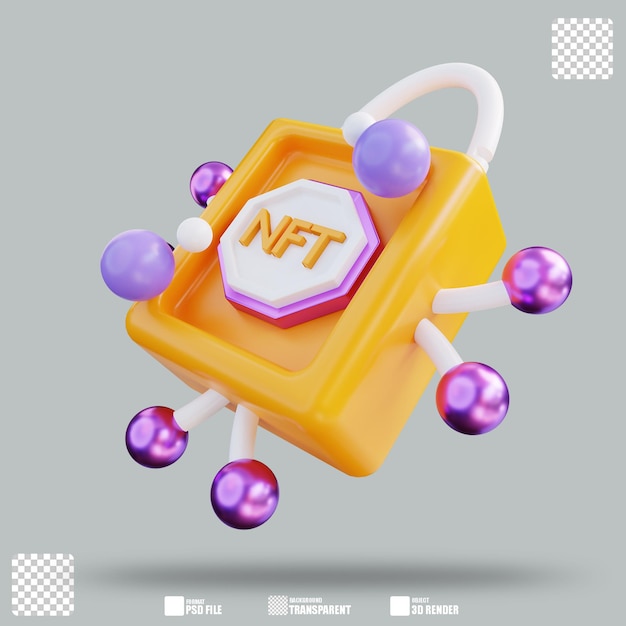 3D-Darstellung NFT-Schutz 2