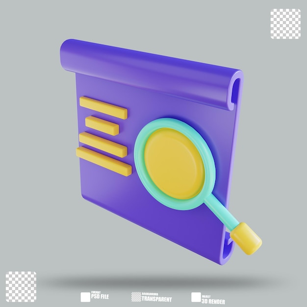 3D-Darstellung Suche 3