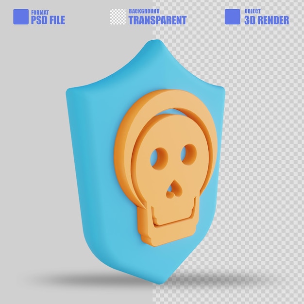 3D-Darstellung Virensicherheit