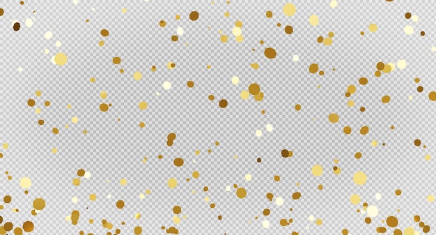 PSD 3d-darstellung von goldenem konfetti mit fliegen