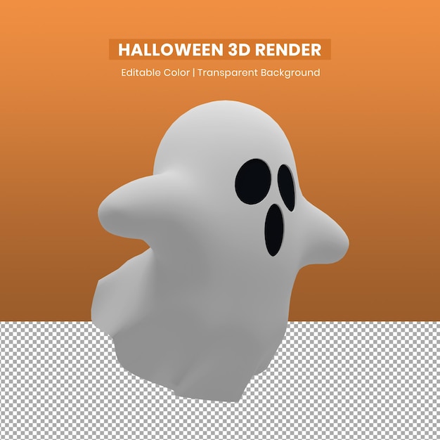 3d-darstellung von halloween-sachen