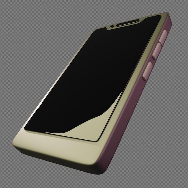 3D-Darstellung von Smartphone