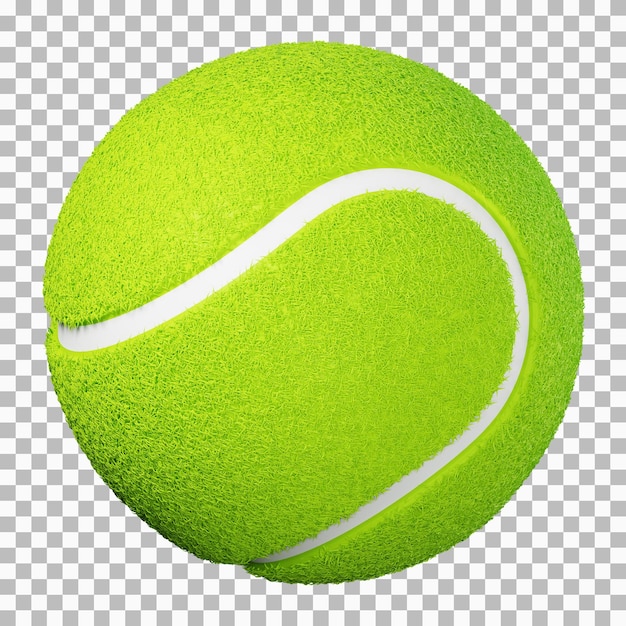 3D-Darstellung von Tennisbällen 3D-Symbol für Tennisbälle