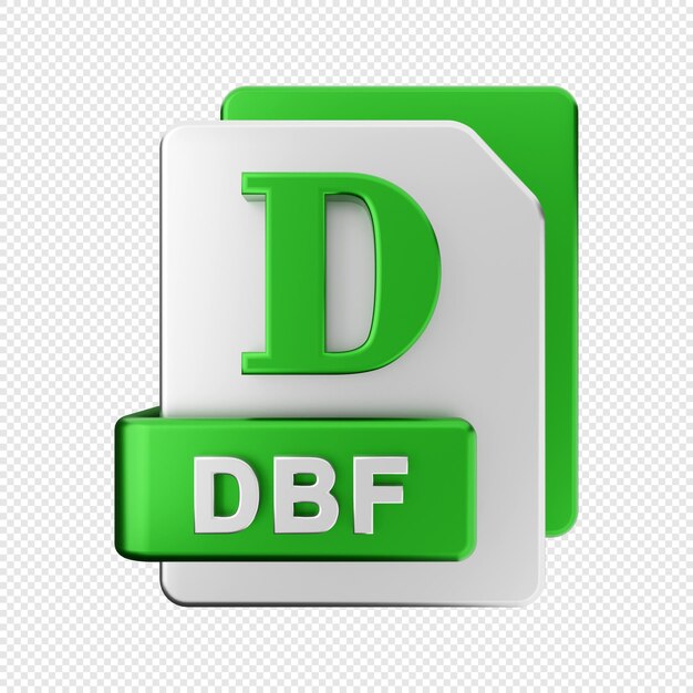 3d-dateiformat dbf-symboldarstellung