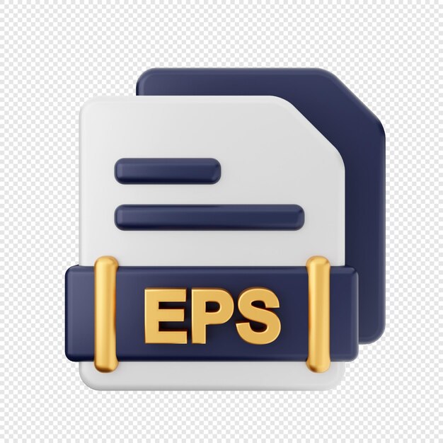 3D-Dateiformat-Icon-Illustration-Rendering