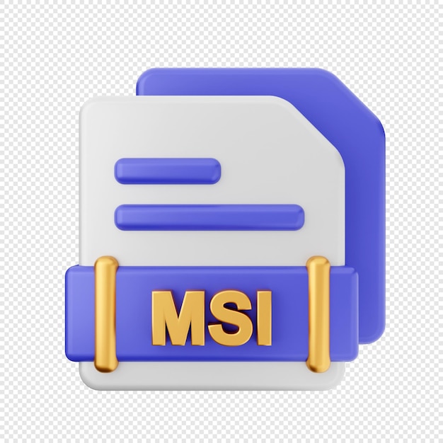 3D-Dateiformat-Icon-Illustration-Rendering