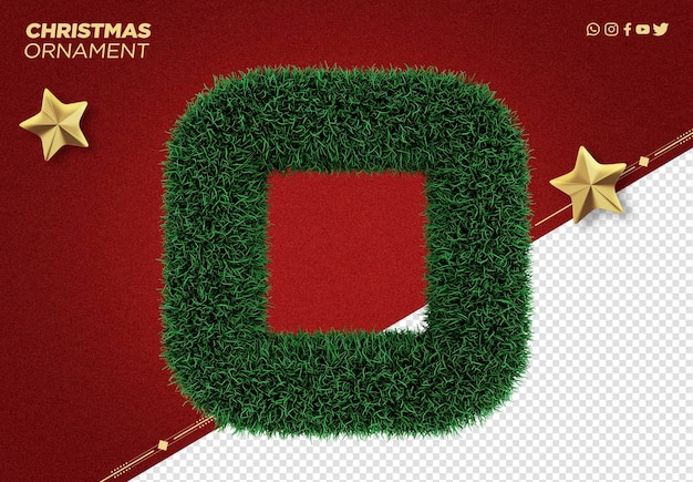 3d decorações de natal para composições de design de publicidade