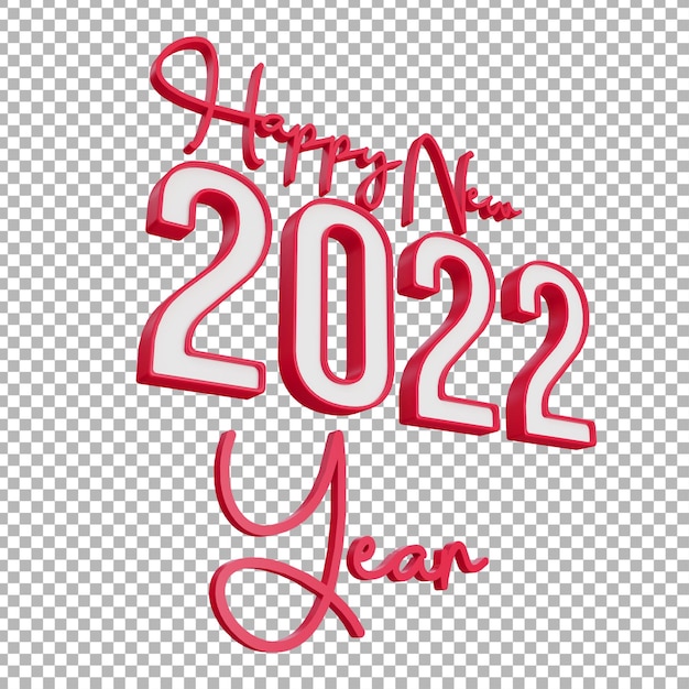 3d design premium isolato capodanno