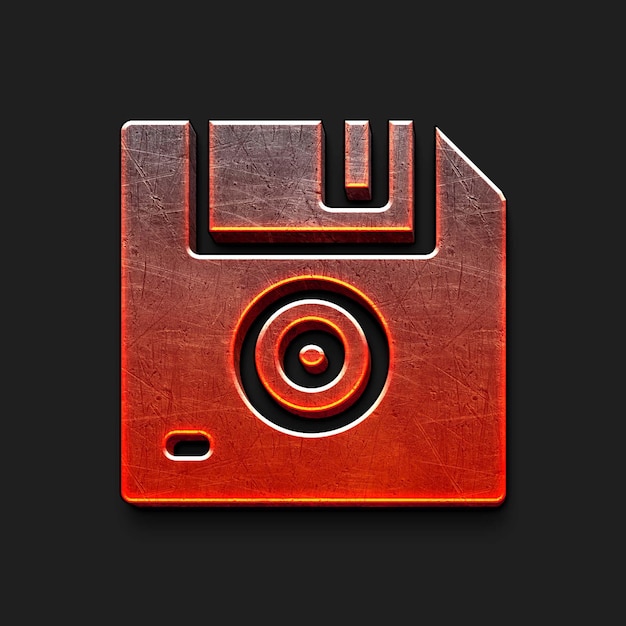 3D-Disketten-Symbol