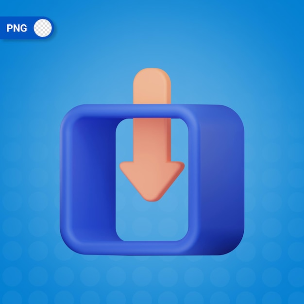 3D-Download-Symbol