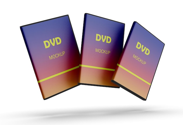 3d-dvd-hülle mockup-design